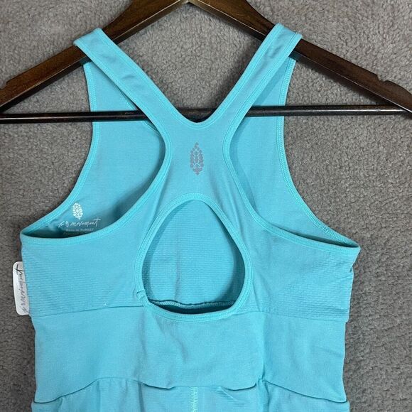 Free People Every Single Time Runsie Womens M-L Cascade Romper Athletic NEW - Picture 11 of 13